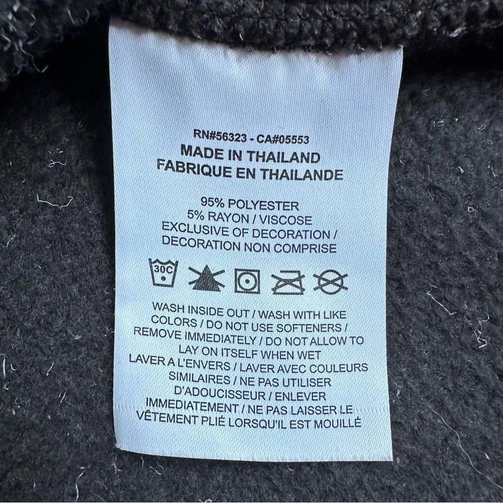 Nike Women’s Cozy Black Gold Pullover Cowl Neck Fleece Jacket Size‎ Medium EUC